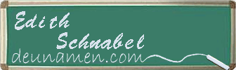 Edith Schnabel Visitenkarte